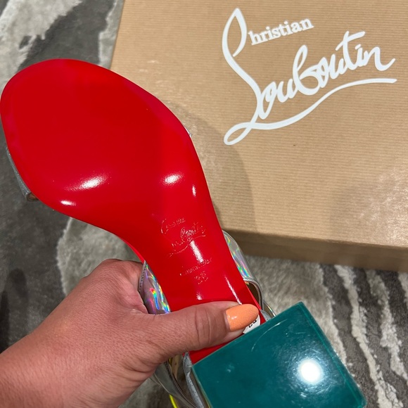 Christian Louboutine Cineticadoll leather luxury sandals ⭐️ - Picture 8 of 14
